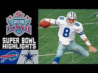 Video thumbnail for Super Bowl XXVII Recap: Bills vs. Cowboys | NFL