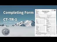 Video thumbnail for Completing Form CT-TR-1 Webinar