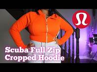 Video thumbnail for Lululemon Scuba Full Zip Cropped Hoodie Review