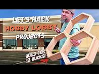 Video thumbnail for 6 Hobby Lobby Woodworking Projects - Low Cost High Profit - Make Money Woodworking (Episode 15)