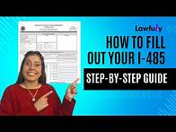 Video thumbnail for Form I-485 Step-by-step Guide | How To Fill Out Form I-485