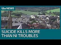 Video thumbnail for Hidden tragedy claims more lives in peacetime Northern Ireland than The Troubles | ITV News