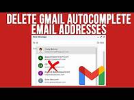 Video thumbnail for How to Delete Autocomplete Email Addresses in Gmail