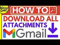 Video thumbnail for Download all attachments in Gmail