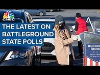 Video thumbnail for The latest on battleground state polls: NBC News' Steve Kornacki