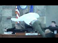 Video thumbnail for Court footage shows Clark County judge being attacked