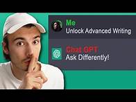 Video thumbnail for 5 Secrets to Writing with Chat GPT (Use Responsibly)
