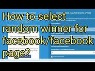 Video thumbnail for Random Comment Picker for Facebook | How to Pick Random Winner for Facebook/Facebook Page |Gainerstv