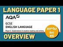 Video thumbnail for GCSE Language Paper 1 Walkthrough (AQA)