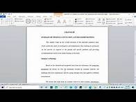 Video thumbnail for CHAPTER 3 SUMMARY OF FINDINGS, CONCLUSION AND RECOMMENDATIONS