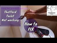 Video thumbnail for Thetford cassette toilet not flushing, how to fix. Thetford toilet