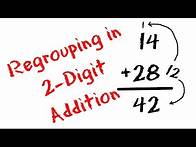 Video thumbnail for 2 Digit Addition with Regrouping - Carrying and Place Value for Kids - FreeSchool