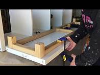 Video thumbnail for Free Time Creation: IKEA Kallax Hack - Hallway bench with storage (Adding pallet wood legs) Long Ver
