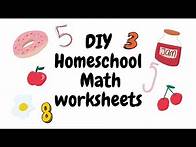 Video thumbnail for DIY Math Worksheets For Pre-K to Kindergarten (FREE DOWNLOAD)