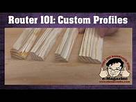 Video thumbnail for How to make custom molding profiles with just a few basic router bits