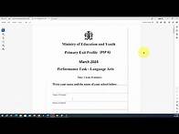 Video thumbnail for PEP Language Arts Review For Grade 6 2024 Performance Task Answers