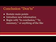 Video thumbnail for Conclusion paragraph research paper