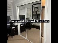 Video thumbnail for How to Install a Sliding Mirrored Closet Door