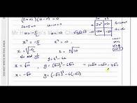 Video thumbnail for WMA11/01 (Edexcel) IAL P1 June 2022, Q6, Non-Linear Simultaneous Equations