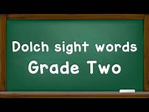 Video thumbnail for How to read Dolch sight words for grade 2 | Fabulous Knowledge