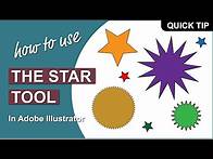 Video thumbnail for How to Use the Star Tool in Adobe Illustrator (Link in Description to UPDATED Star Tool Tutorial!)