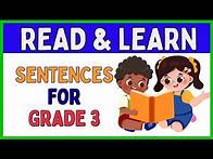 Video thumbnail for Boost Your Child’s Reading & Vocabulary Skills - Sentences for Grade 3