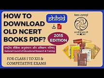 Video thumbnail for How To Download Old NCERT Books Pdf | Non Rationalised Version | Old Edition | Free Books