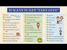 Video thumbnail for Stop Saying VERY GOOD! 70 Different Ways to Say "VERY GOOD" in English