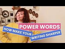 Video thumbnail for POWER WORDS: How to Make Your Writing STRONGER and SHARPER (+Power Words LIST)