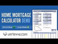 Video thumbnail for Home Mortgage Calculator Demo