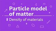 Video thumbnail for GCSE physics questions - Density of materials GCSE physics revision - BBC Bitesize