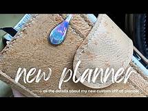 Video thumbnail for My New Gorgeous Custom A6 Planner | Planner Details | LovePaperPlan Undyed Planner | Plan With Bee