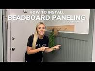 Video thumbnail for How to Install Beadboard Paneling for Beginners