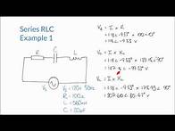 Video thumbnail for Calculating Impedance, Supply Current and Voltages in Series RLC Circuit