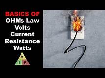 Video thumbnail for Basics of Ohm's Law, Volts, Amps, Ohms, and Watts Explained