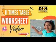 Video thumbnail for 11 Times Table Worksheet
