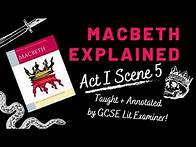 Video thumbnail for GCSE English Literature Revision | Macbeth Explained | Act I Scene 5 | Annotate with an Examiner