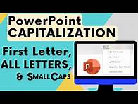 Video thumbnail for Change Capitalization with Two Tricks for PowerPoint: Upper, Lower, Proper and Sentence Caps