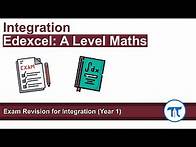 Video thumbnail for A Level Maths | Pure - Year 1 | Exam Revision for Integration