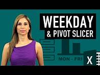 Video thumbnail for Excel Pivot Chart with Slicers for Months to Show Values by Weekday Names