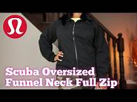 Video thumbnail for Lululemon Scuba Oversized Funnel Neck Full Zip Review
