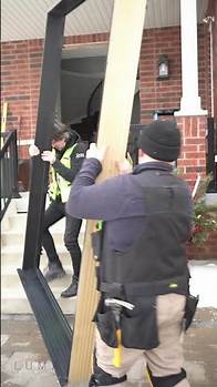 Video thumbnail for Double Entry Fiberglass Door Replacement in Richmond Hill - Luma Doors + Windows