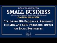 Video thumbnail for Exploring SBA Programs: Reviewing the SBIC and SBIR Programs' Impact on Small Businesses