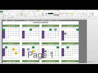 Video thumbnail for Event Calendar Maker (Excel Template)