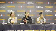Video thumbnail for Why Kim Caldwell put signs on court ahead Lady Vols' Sweet 16 matchup with Texas