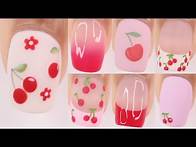 Video thumbnail for Spring/Summer nail art designs 2024 | best nail art compilation, cherry inspired fruit nails