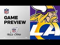 Video thumbnail for Minnesota Vikings vs. Los Angeles Rams | 2024 Wild Card Preview