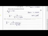 Video thumbnail for WMA14/01 IAL (Edexcel) P4, January 2022, Q3a Parametric Equations