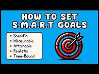 Video thumbnail for SMART Goals (Explained) - Specific, Measurable, Attainable, Realistic, Time-Bound