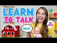 Video thumbnail for Learn to Talk - Baby Learning 4 | First Words & Sentences | Sign Language for Babies & Toddlers